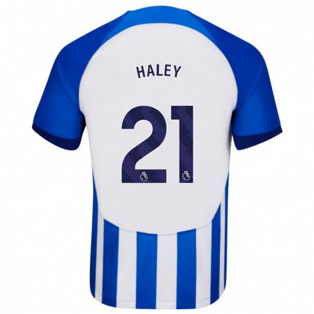 Kandiny Femme Maillot Madison Haley #21 Bleu Tenues Domicile 2023/24 T-Shirt