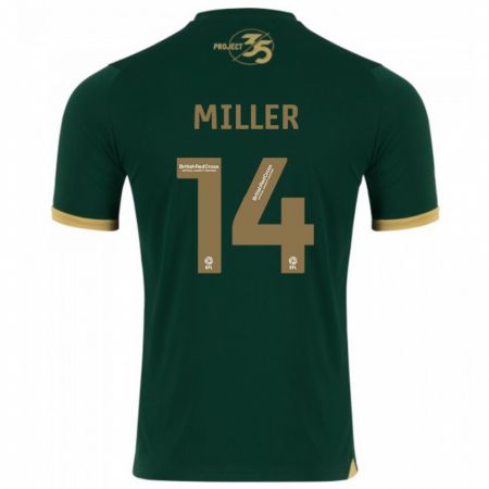 Kandiny Femme Maillot Mickel Miller #14 Vert Tenues Domicile 2023/24 T-Shirt