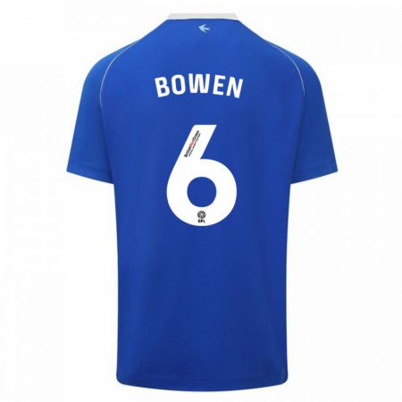 Kandiny Femme Maillot Megan Bowen #6 Bleu Tenues Domicile 2023/24 T-Shirt