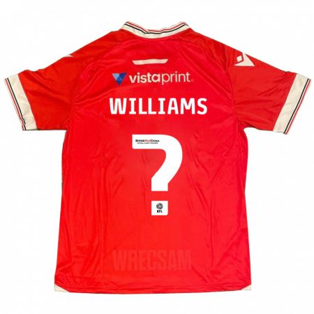 Kandiny Femme Maillot Sam Williams #0 Rouge Tenues Domicile 2023/24 T-Shirt