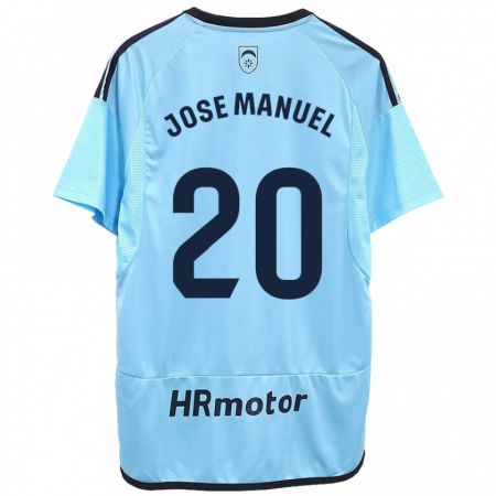 Kandiny Femme Maillot José Manuel Arnáiz #20 Bleu Tenues Extérieur 2023/24 T-Shirt