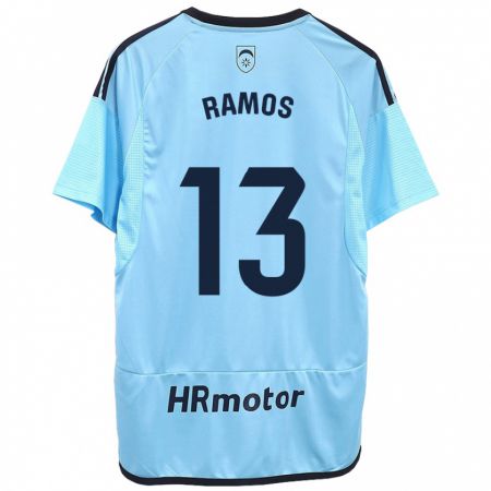 Kandiny Femme Maillot Darío Ramos #13 Bleu Tenues Extérieur 2023/24 T-Shirt