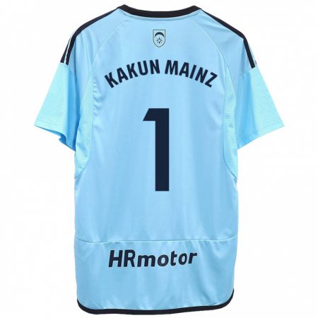 Kandiny Femme Maillot Kakun Mainz #1 Bleu Tenues Extérieur 2023/24 T-Shirt