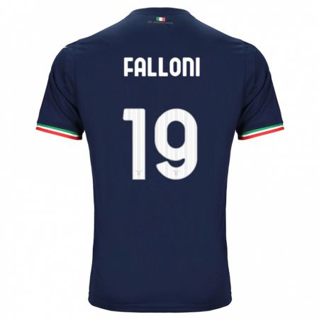 Kandiny Femme Maillot Ludovica Falloni #19 Marin Tenues Extérieur 2023/24 T-Shirt