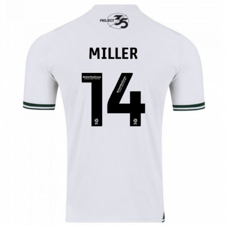 Kandiny Femme Maillot Mickel Miller #14 Blanc Tenues Extérieur 2023/24 T-Shirt
