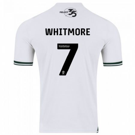 Kandiny Femme Maillot Charlotte Whitmore #7 Blanc Tenues Extérieur 2023/24 T-Shirt