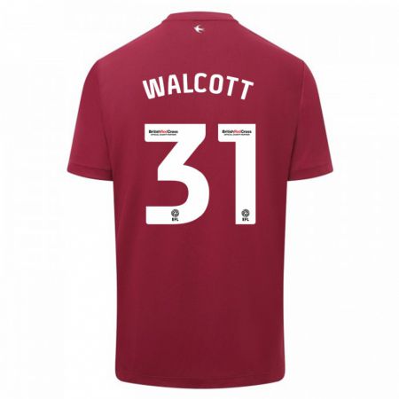 Kandiny Femme Maillot Malachi Fagan-Walcott #31 Rouge Tenues Extérieur 2023/24 T-Shirt