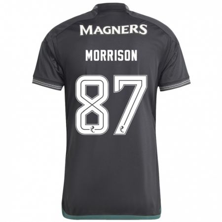 Kandiny Femme Maillot Joe Morrison #87 Noir Tenues Extérieur 2023/24 T-Shirt