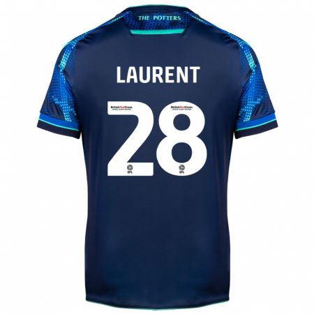 Kandiny Femme Maillot Josh Laurent #28 Marin Tenues Extérieur 2023/24 T-Shirt
