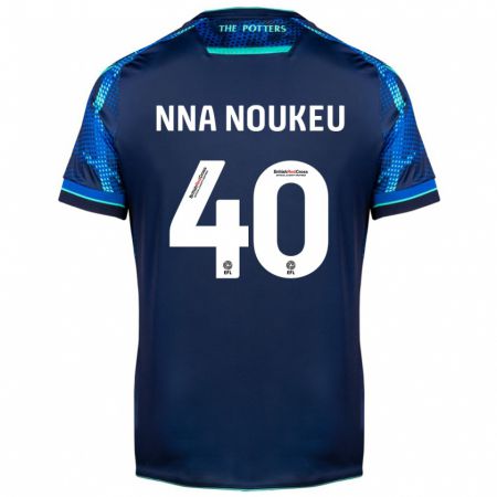 Kandiny Femme Maillot Blondy Nna Noukeu #40 Marin Tenues Extérieur 2023/24 T-Shirt