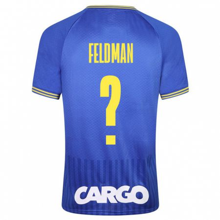 Kandiny Femme Maillot Ron Feldman #0 Bleu Tenues Extérieur 2023/24 T-Shirt