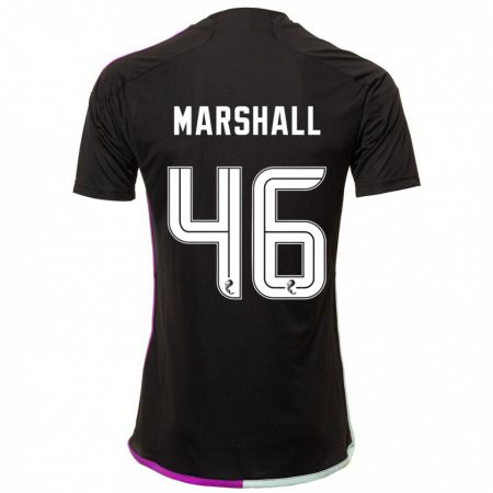 Kandiny Femme Maillot Findlay Marshall #46 Noir Tenues Extérieur 2023/24 T-Shirt