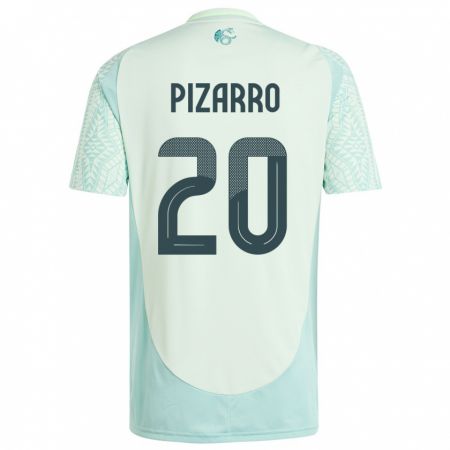 Kandiny Enfant Maillot Mexique Rodolfo Pizarro #20 Lin Vert Tenues Extérieur 24-26 T-Shirt