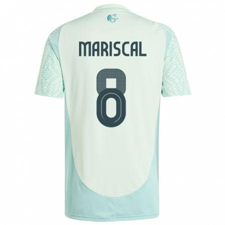 Kandiny Enfant Maillot Mexique Salvador Mariscal #8 Lin Vert Tenues Extérieur 24-26 T-Shirt