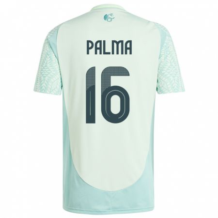 Kandiny Enfant Maillot Mexique Rafael Palma #16 Lin Vert Tenues Extérieur 24-26 T-Shirt