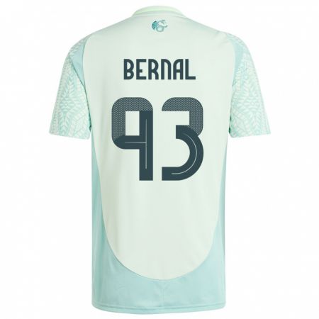 Kandiny Homme Maillot Mexique Rebeca Bernal #93 Lin Vert Tenues Extérieur 24-26 T-Shirt