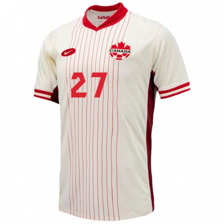 Kandiny Femme Maillot Canada Sura Yekka #27 Blanc Tenues Extérieur 24-26 T-Shirt