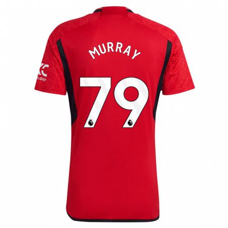Kandiny Enfant Maillot Sam Murray #79 Rouge Tenues Domicile 2023/24 T-Shirt