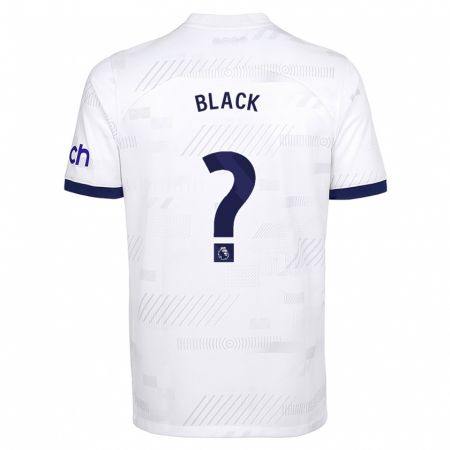 Kandiny Enfant Maillot Leo Black #0 Blanc Tenues Domicile 2023/24 T-Shirt