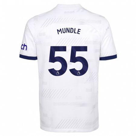 Kandiny Enfant Maillot Romaine Mundle #55 Blanc Tenues Domicile 2023/24 T-Shirt