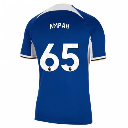 Kandiny Enfant Maillot Ato Ampah #65 Bleu Tenues Domicile 2023/24 T-Shirt