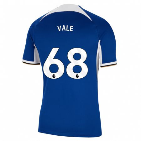 Kandiny Enfant Maillot Harvey Vale #68 Bleu Tenues Domicile 2023/24 T-Shirt