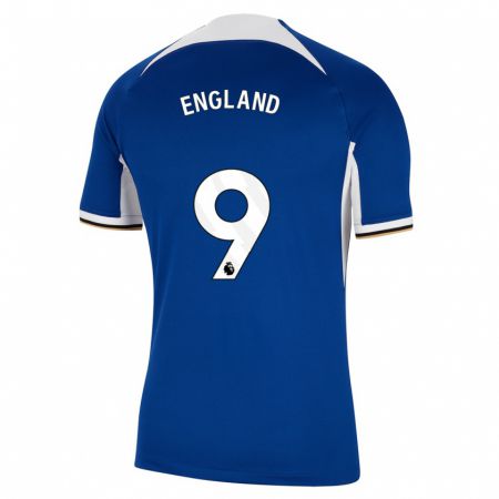 Kandiny Enfant Maillot Bethany England #9 Bleu Tenues Domicile 2023/24 T-Shirt