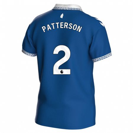 Kandiny Enfant Maillot Nathan Patterson #2 Bleu Royal Tenues Domicile 2023/24 T-Shirt