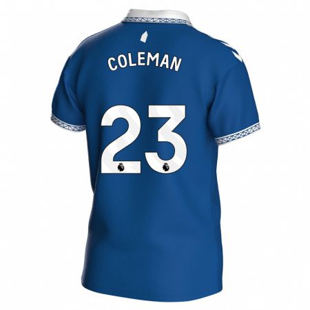 Kandiny Enfant Maillot Seamus Coleman #23 Bleu Royal Tenues Domicile 2023/24 T-Shirt
