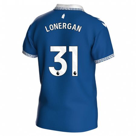 Kandiny Enfant Maillot Andy Lonergan #31 Bleu Royal Tenues Domicile 2023/24 T-Shirt