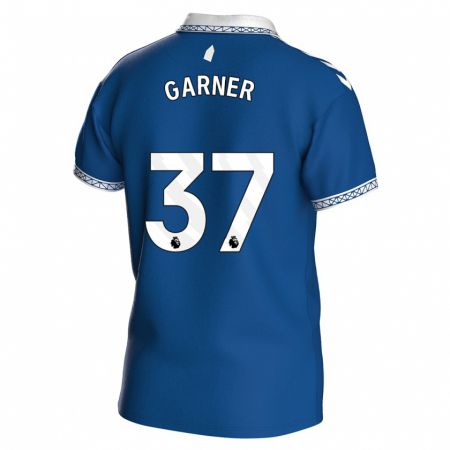 Kandiny Enfant Maillot James Garner #37 Bleu Royal Tenues Domicile 2023/24 T-Shirt