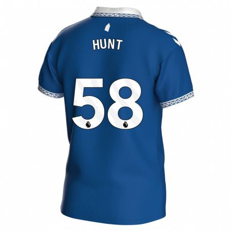 Kandiny Enfant Maillot Mackenzie Hunt #58 Bleu Royal Tenues Domicile 2023/24 T-Shirt