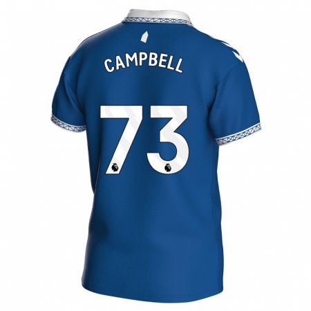 Kandiny Enfant Maillot Elijah Campbell #73 Bleu Royal Tenues Domicile 2023/24 T-Shirt