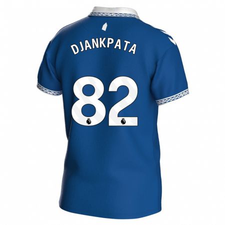 Kandiny Enfant Maillot Halid Djankpata #82 Bleu Royal Tenues Domicile 2023/24 T-Shirt