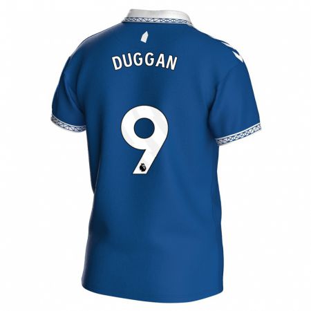 Kandiny Enfant Maillot Toni Duggan #9 Bleu Royal Tenues Domicile 2023/24 T-Shirt
