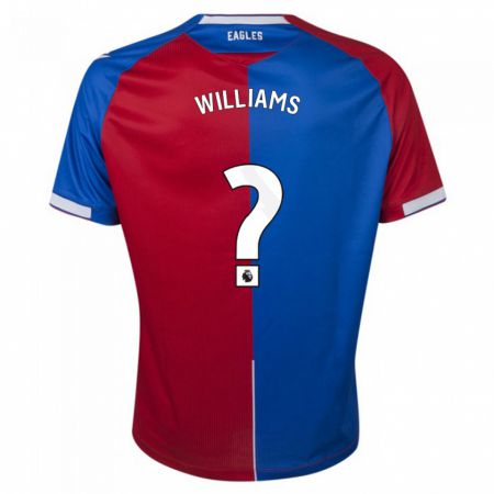 Kandiny Enfant Maillot Vonnte Williams #0 Rouge Bleu Tenues Domicile 2023/24 T-Shirt