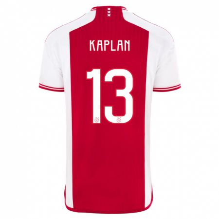 Kandiny Enfant Maillot Ahmetcan Kaplan #13 Rouge Blanc Tenues Domicile 2023/24 T-Shirt