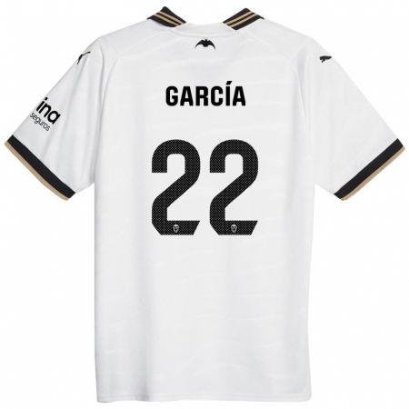 Kandiny Enfant Maillot Azael García #22 Blanc Tenues Domicile 2023/24 T-Shirt