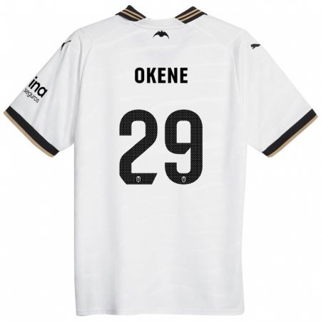 Kandiny Enfant Maillot Andrea Okene #29 Blanc Tenues Domicile 2023/24 T-Shirt