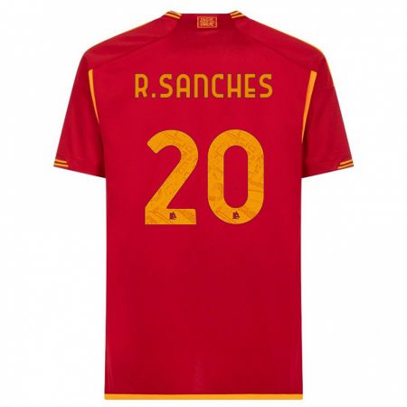 Kandiny Enfant Maillot Renato Sanches #20 Rouge Tenues Domicile 2023/24 T-Shirt