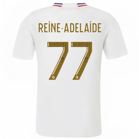 Kandiny Enfant Maillot Jeff Reine-Adélaïde #77 Blanc Tenues Domicile 2023/24 T-Shirt