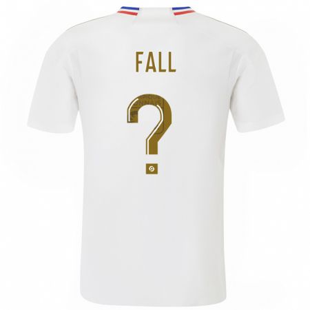 Kandiny Enfant Maillot Ibrahima Fall #0 Blanc Tenues Domicile 2023/24 T-Shirt