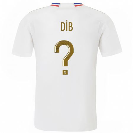Kandiny Enfant Maillot Djibrail Dib #0 Blanc Tenues Domicile 2023/24 T-Shirt