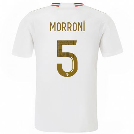 Kandiny Enfant Maillot Perle Morroni #5 Blanc Tenues Domicile 2023/24 T-Shirt