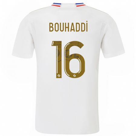 Kandiny Enfant Maillot Sarah Bouhaddi #16 Blanc Tenues Domicile 2023/24 T-Shirt
