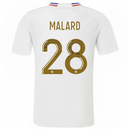 Kandiny Enfant Maillot Melvine Malard #28 Blanc Tenues Domicile 2023/24 T-Shirt