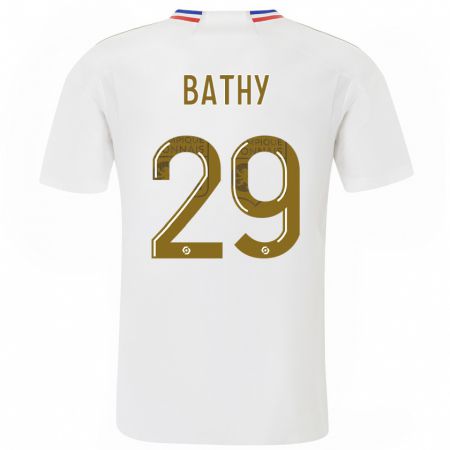 Kandiny Enfant Maillot Griedge Mbock Bathy #29 Blanc Tenues Domicile 2023/24 T-Shirt
