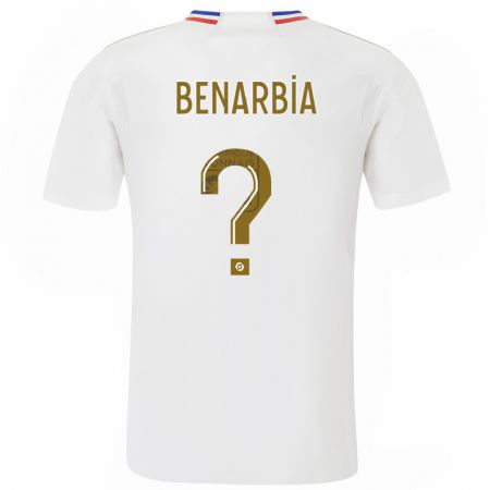 Kandiny Enfant Maillot Fares Benarbia #0 Blanc Tenues Domicile 2023/24 T-Shirt
