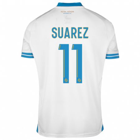 Kandiny Enfant Maillot Luis Suarez #11 Blanc Tenues Domicile 2023/24 T-Shirt
