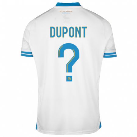 Kandiny Enfant Maillot Hugo Dupont #0 Blanc Tenues Domicile 2023/24 T-Shirt